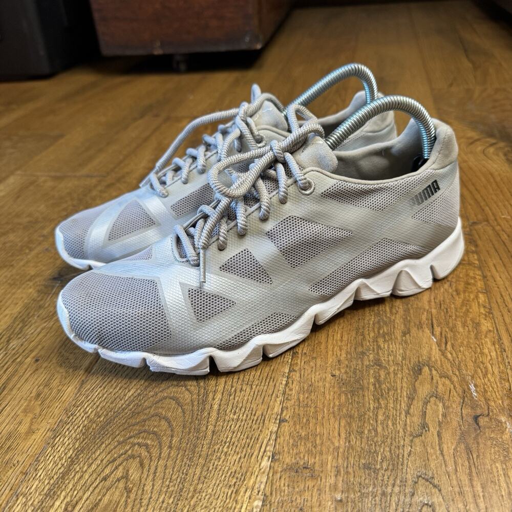 PUMA Gray Lightweight Women’s Shoes Lace Up Sneaker Size 10 US